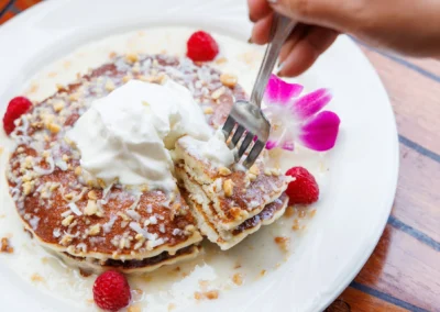 Sunday Brunch Hawaiian Pancakes